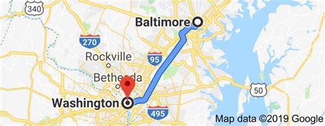 getting from baltimore to washington dc